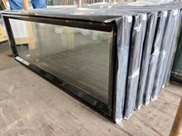 Verre isolant double trempé sur mesure pour mur-rideau d'un immeuble de bureaux