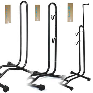 Soporte vertical portátil para bicicletas en forma de L, expositor de bicicletas, soporte de reparación, marco de metal para uso en interiores y exteriores - Product Image 1