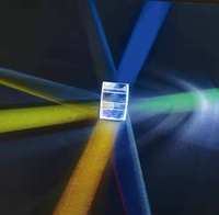 Prisme rectangulaire en verre cristal coloré de 20 mm pour vision industrielle (vente en gros)