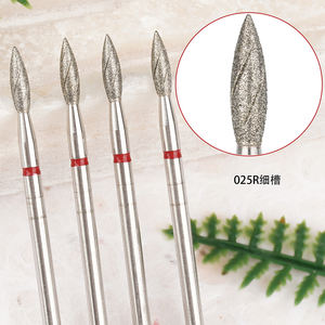 Di alta qualità 1.8mm scanalatura a forma di bocciolo unghie diamantato calli cuticola pelle morta rimozione unghie diamantate punte per unghie - Product Image 4