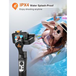 Estabilizador de cardán de 3 ejes Hohem Pro4 para cámaras de acción GoPro Hero 12 11 10 9, grabadora de video portátil a prueba de agua - Product Image 3