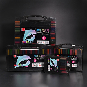 Materiale da disegno <span class=keywords><strong>pennarelli</strong></span> per artisti in plastica morbida da te impilabile Set di pennelli colorati per pittura per bambini - Product Image 4