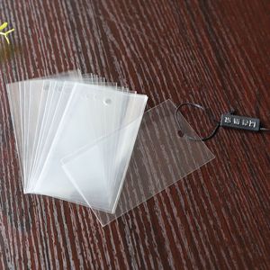 Bolsa de Plástico Transparente Jiuhong con Orificio para Joyería, Almacenamiento de Arte de Uñas, Empaque, 100 Unidades - Product Image 1