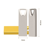 Flashdisk Logam Emas Perak USB 3.0/2.0 Kompatibel
