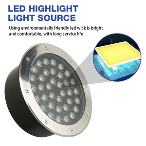 ไฟ LED ฝังพื้นกลางแจ้ง ไฟส่องพื้นแบบฝัง IP66 RGB สำหรับสวน ทางเดิน ไฟสปอตไลท์ ไฟเด็ค ไฟ LED - Product Image 4