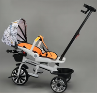 Vente flash - Tricycle à double cadre en acier WELAIXI X1 personnalisé OEM pour enfants de 1 à 6 ans avec roues en EVA