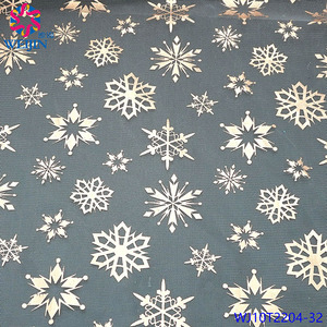 Nuovo Tessuto <span class=keywords><strong>in</strong></span> Maglia Power Mesh con Stampa Fiocco di Neve Dorato 2026, Tessuto a Rete Lucido per Abiti Festivi, Gonne da Palcoscenico e <span class=keywords><strong>Abbigliamento</strong></span> - Product Image 4