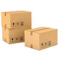 Caja de Embalaje de Cartón con Logotipo Personalizado, Materiales Reciclados Ecológicos, Cartón Corrugado de Alta Calidad, Reutilizable y Resistente