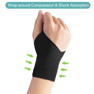 Muñequera Ajustable con Velcro para Entrenamiento Deportivo, Ejercicio, Fitness, Cómodas Muñequeras de Compresión - Product Image 1