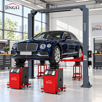 Jingli 2.2KW 4T Combo Garage Simulateur de Route à 360 Degrés Équipement de Test de Vibration du Châssis Pont Élévateur Deux Colonnes Ensemble Complet