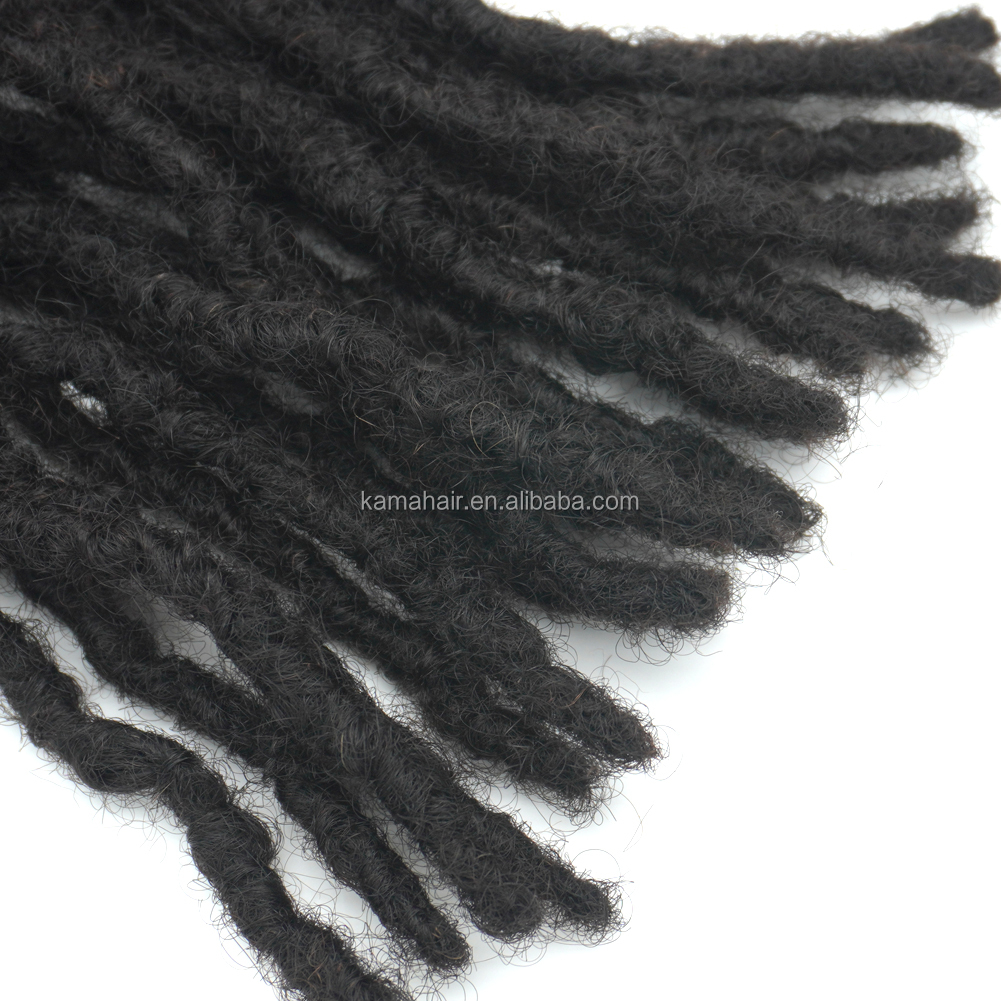 Vast Hair Workshop Craft Detail 3 for [KAMA Locs] Natural Remy Virgin Interlock Loc Extensions Human Hair Tight Afro Kinky Dreadlocks for Black Men/Women
