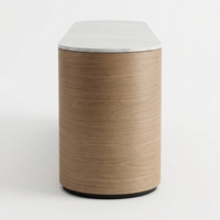 Meubles de chambre à coucher modernes, armoires de salon, meubles de maison de haute qualité, armoire de rangement en bois avec tiroirs, buffet avec dessus en marbre blanc