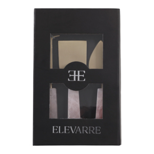 Set di utensili per formaggio con manici in quarzo rosa e lame in ottone per servire e preparare. - Product Image 2
