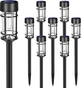 Retro Atmosphere Waterproof <b>LED</b> Solar Lawn Insertion <b>Light</b> with Rechargeable Battery for Garden Path and Courtyard - Product Image 2