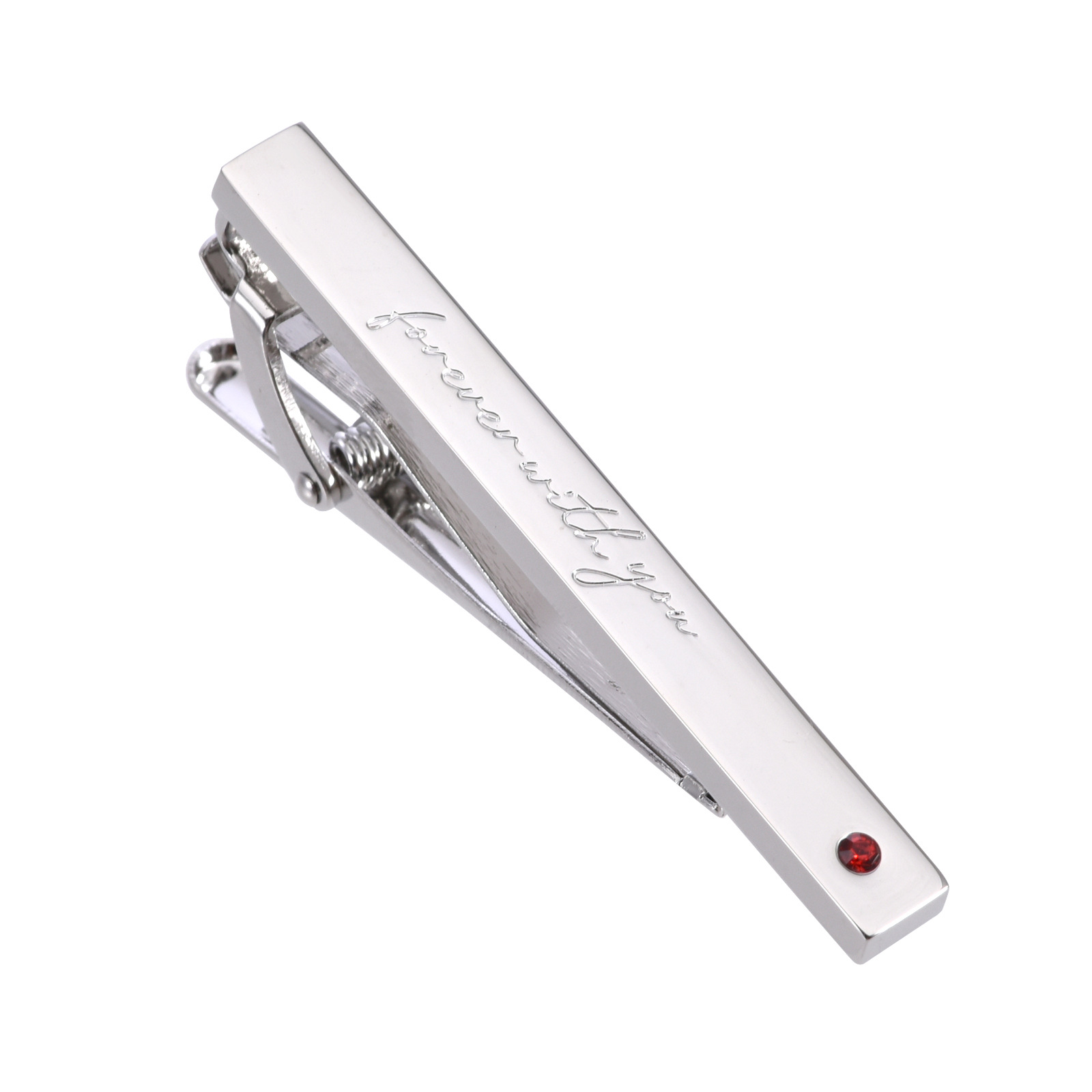 Pince à Cravate Vintage Années 60 Taille Diamant - Métal Doré (Neuf De Stock)