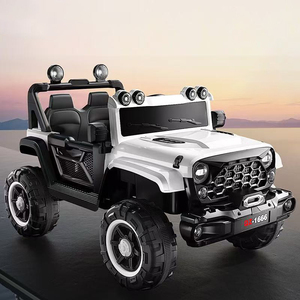 รถยนต์ไฟฟ้าสำหรับเด็ก 2 ที่นั่ง 24V SUV พร้อมล้อ EVA และเพลง - Product Image 4