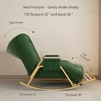 Nouveau Fauteuil à Bascule Moderne en Métal 2026 pour Adultes – Idéal Balcon & Salon