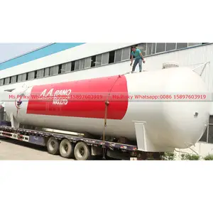 Nigeria 120m3 Lpg Kogel Tank Horizontale Lpg Gas Opslagtanks 60MT Call Ms Pinky 0086 15897603919