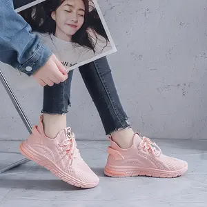 Fashion Breathable Cushioning Casual Shoes Sneakers Walking Style Shoes For Women Lady