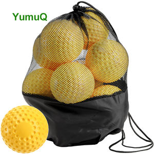 YumuQ 12インチ 5オンス カラフルPUフォーム ディンプル野球＆ソフトボール 電動自動供給機 打撃練習用 - Product Image 2