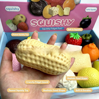 Grensoverschrijdende populaire slow-rebound klei bouwblokkenset 432-delige verpakking gesimuleerd fruit groenten pinda kool aardbei