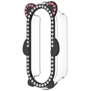 Étui de montre en diamant, étui de montre en PC pour <span class=keywords><strong>Xiaomi</strong></span> Mi Band10/10 NFC/9/9 NFC/8/ 8 NFC, protection d'écran - Product Image 4