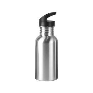Bottiglie d'acqua in acciaio inossidabile bicchieri da campeggio in metallo a parete singola con coperchi diversi - Product Image 6