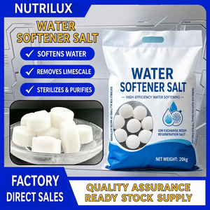<span class=keywords><strong>Sel</strong></span> de traitement de l'eau industriel en gros à bas prix, comprimés non-bridants de chlorure de sodium (NaCl) 25 kg/sac, à dissolution rapide pour - Product Image 5