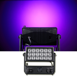 IP65กลางแจ้ง18x20W rgbwa UV 6 in <span class=keywords><strong>1</strong></span>ใช้แบตเตอรี่ DMX ไร้สายไฟ LED ติดผนังไฟเวทีสำหรับงานแต่งงานคลับบาร์ - Product Image 3