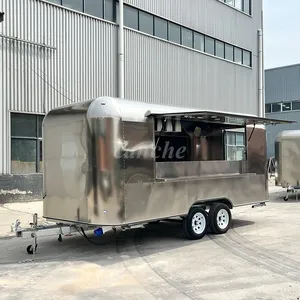 Chariot de vente ambulant populaire en UE de 4 mètres pour hamburgers, snacks, café et glaces, à vendre - Product Image 3
