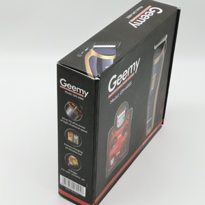 Originele Progemei Geemy GM6005 Professionele Oplaadbare <span class=keywords><strong>Switch</strong></span> <span class=keywords><strong>Blade</strong></span> T9 Usb Oplaadbare Kaal Headed Haar <span class=keywords><strong>Trimmer</strong></span> - Product Image 2