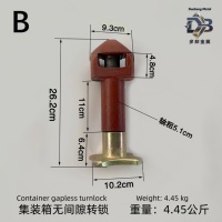Nouveau conteneur en métal Gapless Turn Lock pièces de remorque raccords industriels connecteur de support d'angle