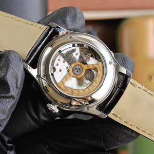 Reloj de Negocios para Hombre de Alta Calidad con Logotipo Personalizado, Incrustaciones de Moissanita de Tres Puntas, Calendario Perpetuo y Fase Lunar, Superventas - Product Image 3