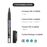 Gxin G-131 Prix compétitif Marqueur permanent à pointe fine à base d'huile/encre CD Imperméable Non toxique Ensemble de stylos marqueurs pour tuyaux d'eau