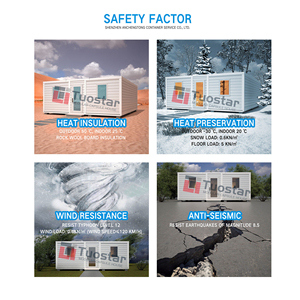 Tuostar personalizzabile in acciaio prefabbricato Kit case di alta qualità completamente arredato espandibile contenitore soggiorno bagno per uso Villa - Product Image 6