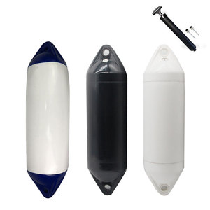 แผ่นกันกระแทกเรือยอชท์แบบเป่าลม PVC สีดำทั้งหมด ทนทาน ป้องกันรังสียูวี <span class=keywords><strong>F2</strong></span>  รับผลิตตามแบรนด์ที่กำหนด - Product Image 1
