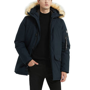 Chaqueta de plumón personalizada al por mayor, chaqueta de plumón informal cálida de invierno de alta calidad con logotipo de algodón para hombre de último diseño para hombre - Product Image 2