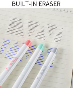 Bolígrafo <span class=keywords><strong>Borrable</strong></span> de Alta Calidad Genvana, Punta de Bala de 0.5 mm, Bolígrafos de Gel Borrables con Borrador - Product Image 4