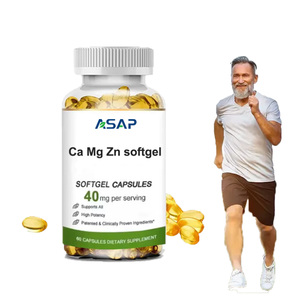 Etiqueta privada Calcio Ca Mg Zn Softgel Suplemento de salud a granel Ca Mg Zn Cápsula Softgel - Product Image 1