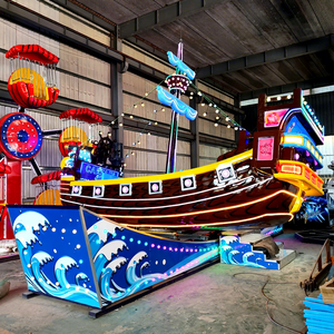 Manèges mécaniques pour parcs d'attractions, équipements de divertissement pour enfants, manège Voiture Volante, manège Bateau Volant d'intérieur à vendre - Product Image 1