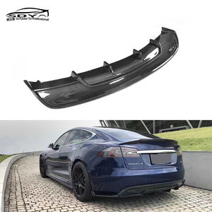 กันชนหลังตัวกระจายคาร์บอนไฟเบอร์โมเดล S RZ สำหรับเทสลารุ่น S 2017 + - Product Image 2