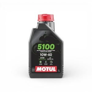 ระบบหล่อลื่นมอเตอร์ไซด์104066 Motul 5100 10W-40 4T น้ำมันเครื่อง API SP jaso ได้รับการรับรอง MA2 - Product Image 1