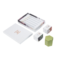 Boîte en carton personnalisée haut de gamme pour emballage de thé, avec insert en éponge, logo estampé à chaud, pour coffret cadeau de boissons