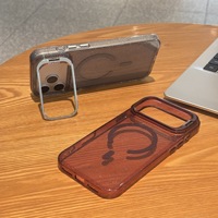 Coque de téléphone magnétique à paillettes pour iPhone 18 Pro Max avec béquille et protection antichoc pour iPhone 17 16 Pro Max LZ336