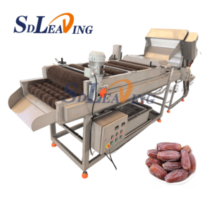 Ligne de nettoyage et de séchage de jujubes Medjool Barhee, machine de lavage et de tri de dattes de palmier - Product Image 5