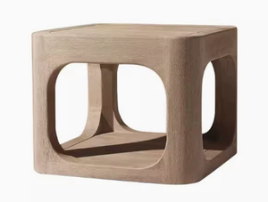 Table d'appoint/côté extérieure en teck moderne personnalisable pour hôtels et villas, résistante aux intempéries, OEM - Product Image 2
