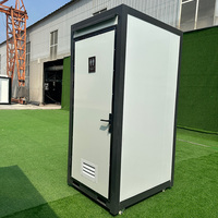 Cabine de toilettes mobile préfabriquée en panneaux sandwich, personnalisable en usine, écologique, pour extérieur, sanitaires publics, camping