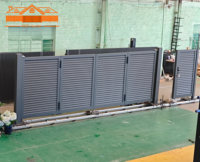 Puerta de Entrada de Alta Gama Personalizada: Puerta Plegable de Aluminio, Puerta Cantilever Eléctrica