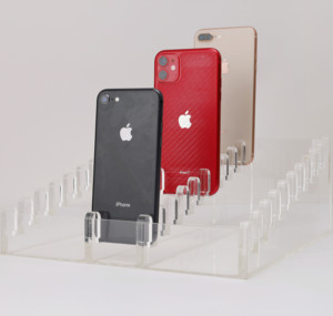 Điện thoại di động lưu trữ Kệ điện thoại di động chủ hiển thị giá bán buôn Acrylic tùy chỉnh cắt cứng nhắc độ bóng cao tùy chỉnh thiết kế ACR + 239 - Product Image 6