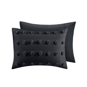 Juego de edredón DB Jacquard DB Clip de algodón relleno de PVC de 7 piezas para el hogar, boda, uso hospitalario disponible Twin/Twin XL King Super King - Product Image 2